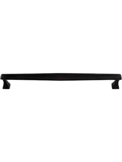 Samanantara Deco Cabinet Pull 10-Inch Center-to-Center in Dark Oil Rubbed Bronze.